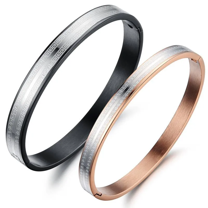 Lovers Titanium Stainless Steel Bangles Bracelets,Simple Fashion Women Man Bracelets bangles,Men Bangle Brazaletes,free shipping