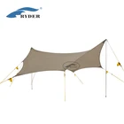 ODM Fashion Style Waterproof Camping Hammock Awning Tent Collapsible Tarp Big Shelter Adjustable Alloy Pole