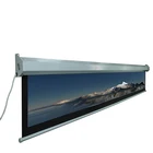 Hexagon steel casing pvc matt white projection screen fabric