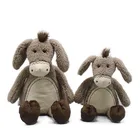 new custom soft cute christmas baby donkey stuffed animals
