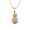 Dainty 925 silver jewelry minimalist diamond pineapple necklace