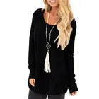 Long Large Size Lace Stitching Winter Women'S Knitted Turtleneck Sweater