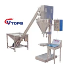 Semi Automatic 1000g Dry Coffee Powder Sachet Bag Tub Filling Packing Machine / Vtops 1Kg Manual Auger Filler