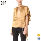 OEM trending hot products lady+blouse long sleeve silk blouse models for women