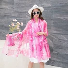 2Q1A5973 Popular Lady Scarf Flower New Style Silk Women Shawl