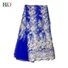 H & D New Style Factory Wholesale Top 10 African Clothing Materials George 2018 Lace Fabric