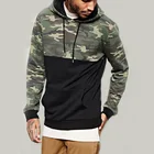 Blank full sleeve hooded mens clothing hip hop tshirt latest shirt designs for men 2020
