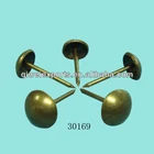 Factory Outlet round furniture copper nails for sofa decoration 11x23mm