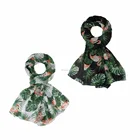 Low Price polyester scarves ladies printed fashion scarf chiffon