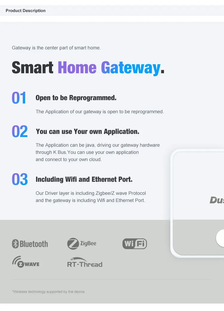 Hot Sale Smart Home Zigbee Hub,IOT Gateway - ANKUX.COM
