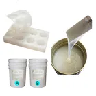 two component raw material liquid silicone rubber mould making compound