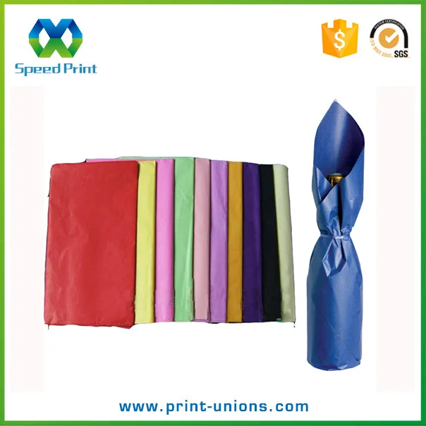 cheap wholesale printed wine wrapping paper tissue superior