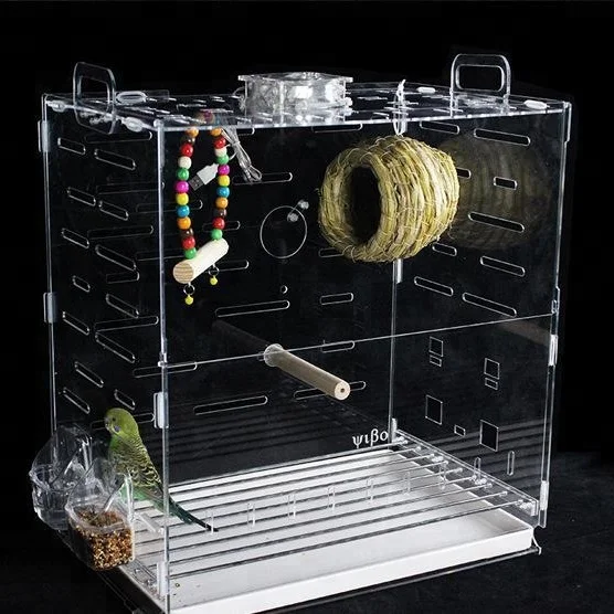 acrylic bird cage