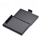 Super quality travel durable security aluminum card holder wallet+anti scan rfid blocking metallic credit card wallet