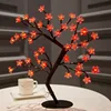 LED Cherry Blossom Tree Table Lamp 40L Indoor and Outdoor Decoration Lighted Tree for Bedroom/Party/Wedding/Office/Home