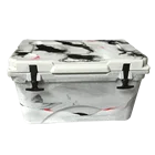 High quality 45L plastic black and white rotational molding ice box