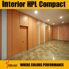6mm8mm10mm HPL phenolic board for hospital interior wall decor