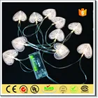 Beautiful hearts string light fairy holiday lighting for Xmas wedding Party decoration