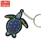 Cheap Custom Soft PVC Rubber Sea Turtle Shape Keychain