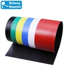 Factory Direct Sale Magnetic Sheet Rubber Magnet With Colorful PVC Vinyl
