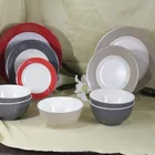 16 or 24 pcs Melamine tableware family use
