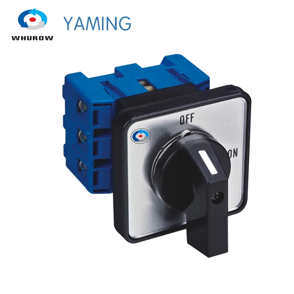 ON OFF interruptor 63A 3 Fase conmutador giratorio selector interruptor
