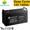 12V 120AH deep cycle volta solar recycle batteries