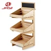 Custom Retail Store Wooden Display Stand For Food