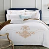 Customize Logo Plain Dyed Luxury Bedding Comforter Sets Bed Linen Usa