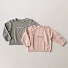 Shoulder buttons baby sweater lightweight cashmere knit baby pullover sweater