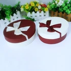 Cake/chocolate box paper box with round shape paper box for packaging