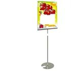 Metal extendable insert advertising notice poster display Stands for Supermarket shopping mall