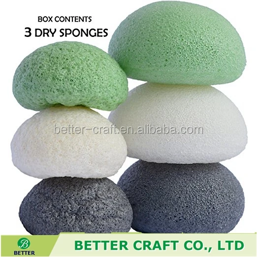 oem factory organic konjac sponge facial cleaning konjac sponge