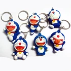 Hot sale Cartoon 3D PVC Custom 2D Rubber Anime Doraemon Keychain