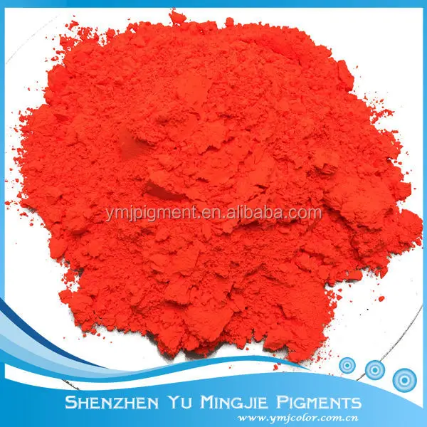 organic uv red fluorescent, fluorescent red pigment powder