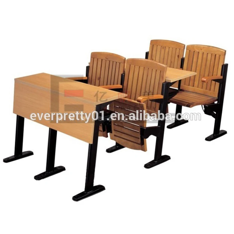 College Lecture Hall Desk And Folding Seat University School