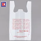 Custom Printed Plastic T Shirt Bags easy open system Shopping Bag