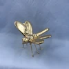 New gold-plated insect ornament with dragonfly shape for home decoration