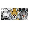 3D Lenticular Stereoscopic Print Paint Picture of tiger flip poster