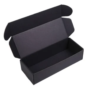 product-Cheap Stock Custom Printing Foldable Jewelry Paperboard Mailer Box Bulk Small Black Box-Dezh