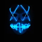 2018 new design light up led party mask for halloween