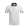 custom men slim fit cotton short sleeves polo shirt