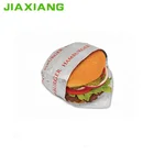 restaurant custom logo printed aluminium foil fast food packaging paper for burger
