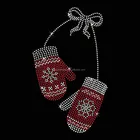 fast shipping MOQ 50 Crystal christmas iron on transfers