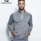 Custom long sleeve design zip necktie soft sports long men shirt