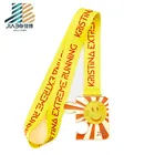 Cute design cartoon gold soft enamel run race children medal award medals best friend