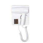 1600W professional wall mounted hotel hair dryer