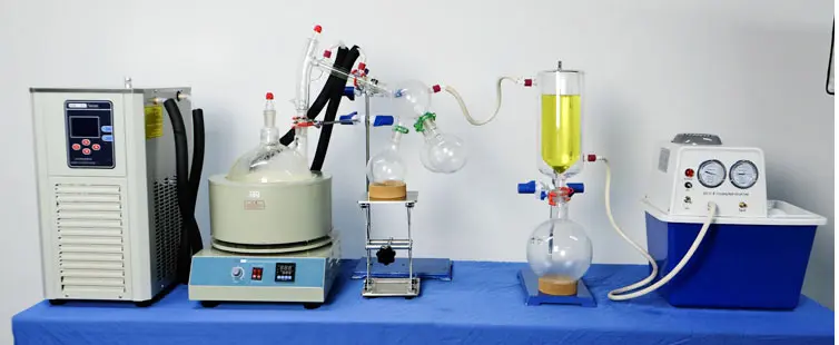 Lab Portable Essential Oil Short Path Molecular Distillation Equipment