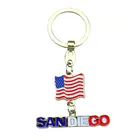 China Factory Direct Sale Tourist Souvenirs Custom Shaped Metal Keychain