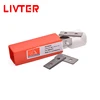 LIVTER Solid Carbide 4 Cutting Edges Inserts Replacement blades Knife Soft/Hardwood 30 x 12 x 1.5mm
